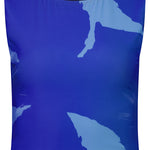 UPF 50+ Blue Astrid Sleeveless Top Cutout