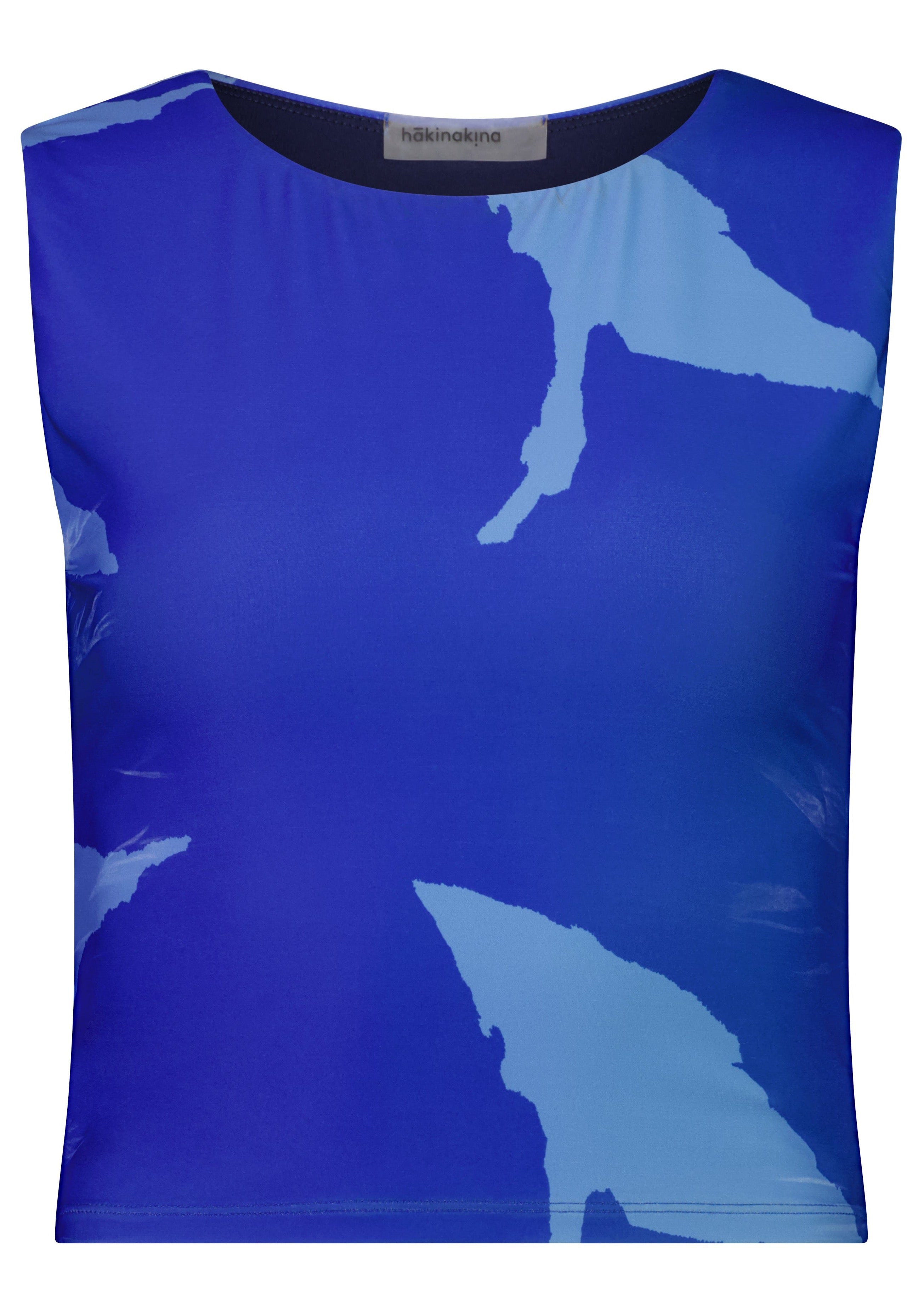 UPF 50+ Blue Astrid Sleeveless Top Cutout