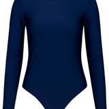 Long Sleeve Swimsuit - Navy