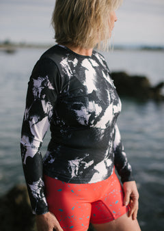 Selene Rashtop side, ups 50+ swimwear