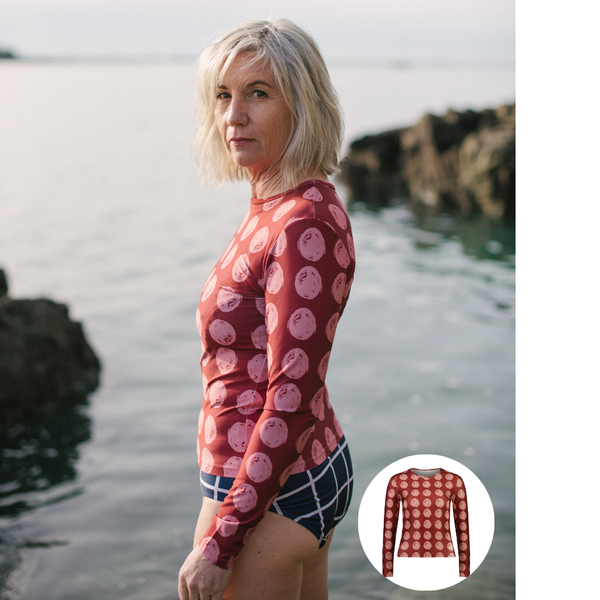 Long Sleeved Rash Top - Lunar