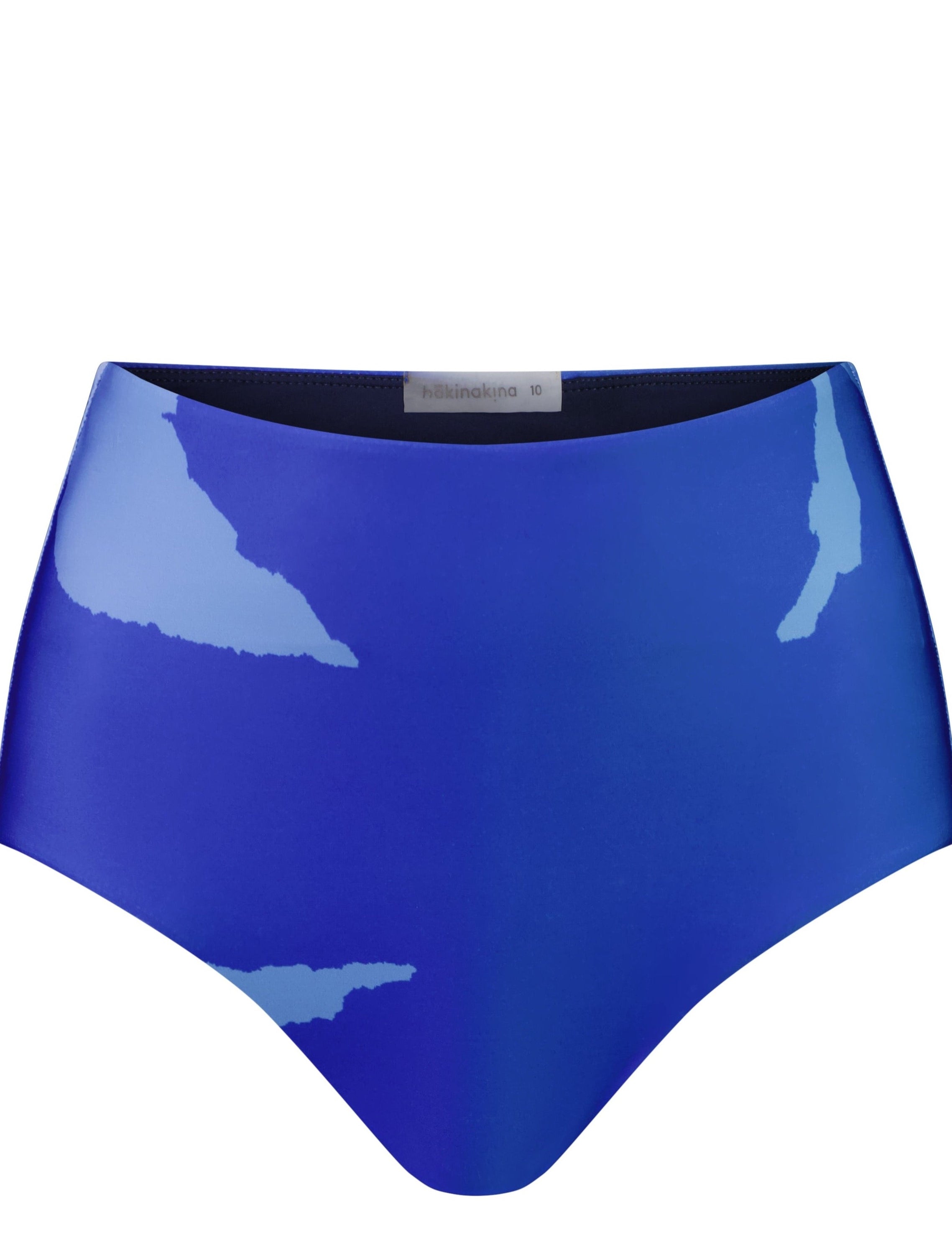 UPF 50+ Blue Astrid Full Coverage Swim Bottoms cutout