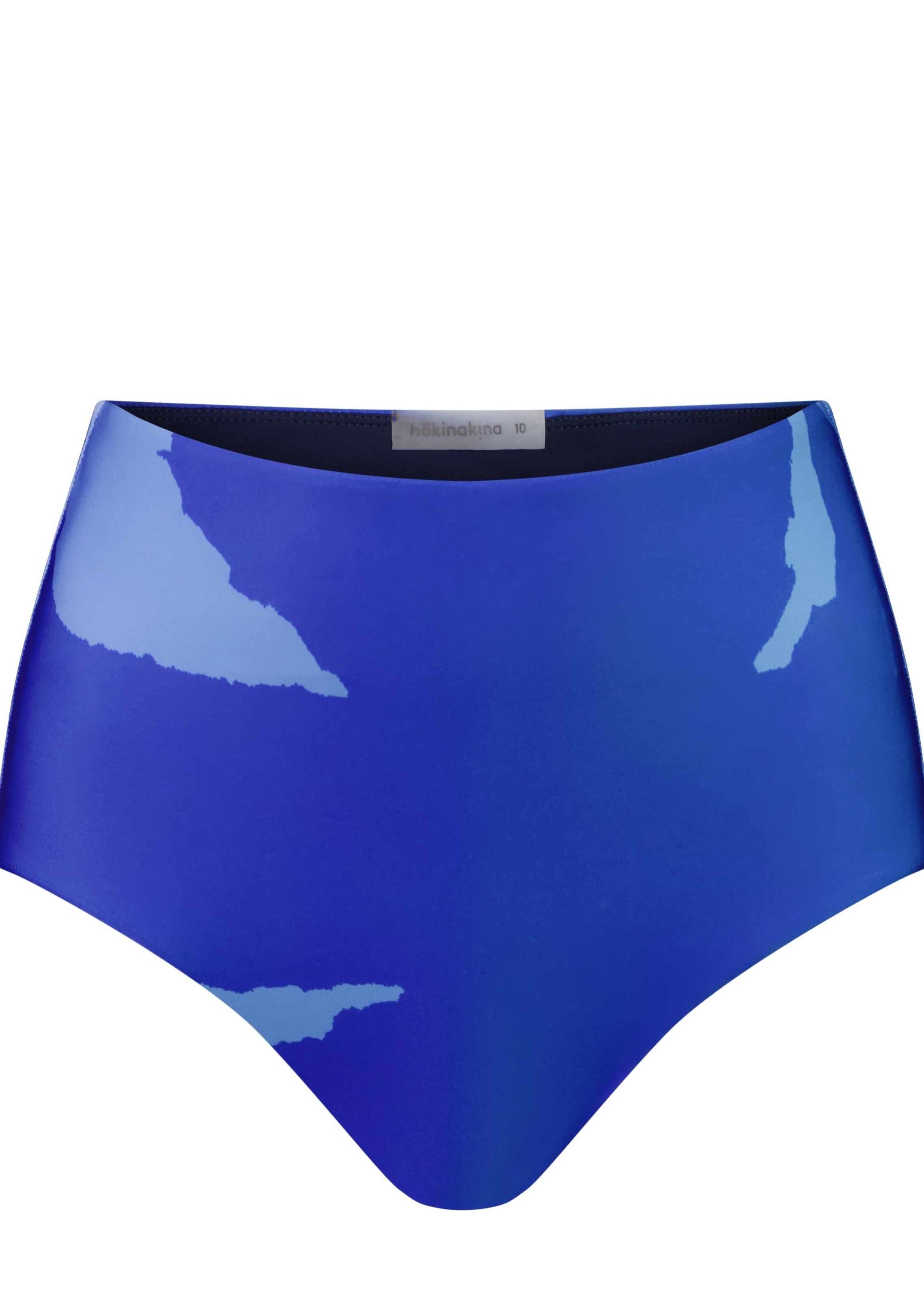 UPF 50+ Blue Astrid Full Coverage Swim Bottoms cutout