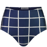 Navy Saros Full Coverage Swim Bottoms cut out