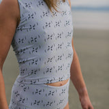 Full Coverage Swim Bottoms - Twilight Print