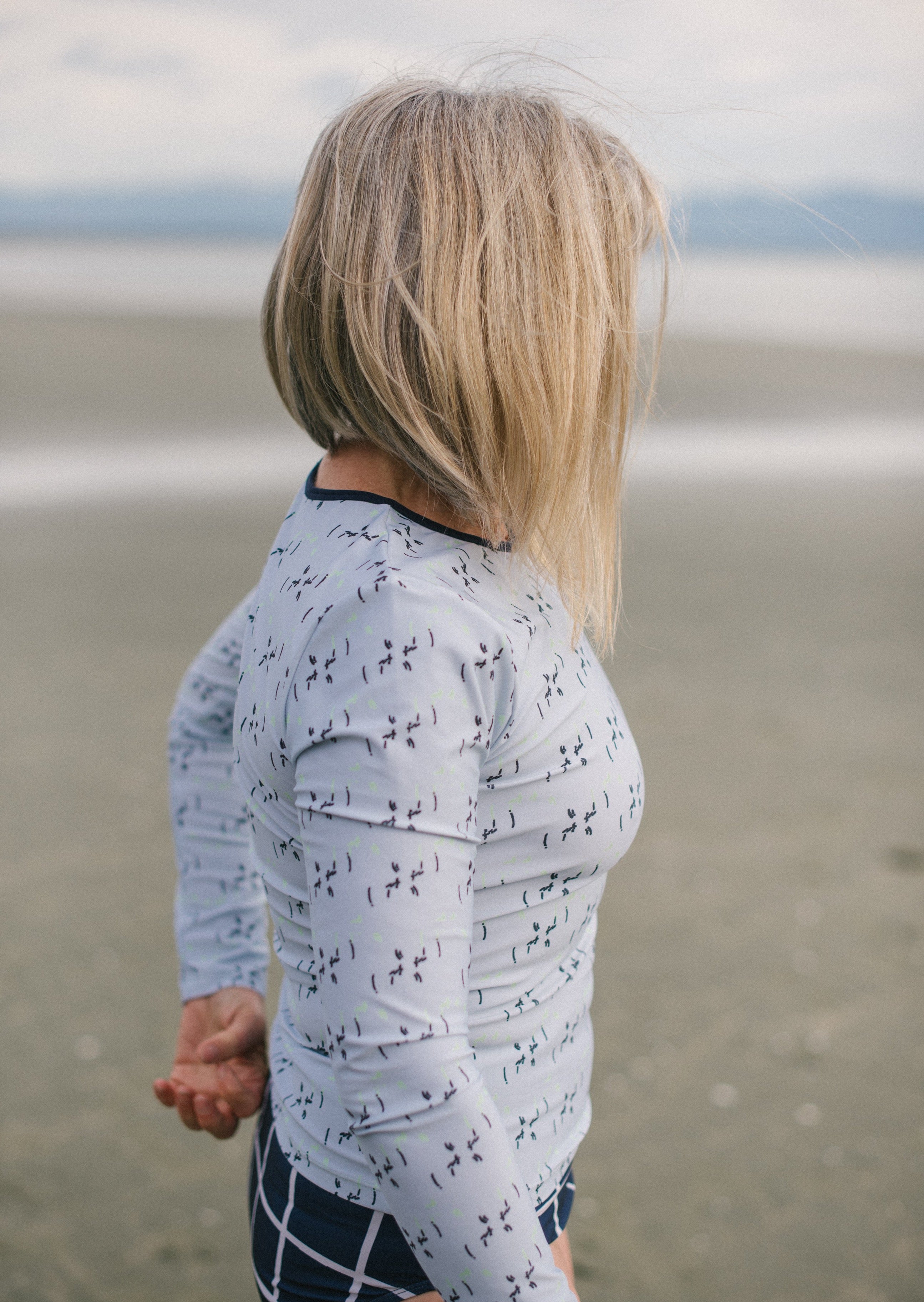 Long Sleeve Twilight UPF 50+ Rash Top side 4