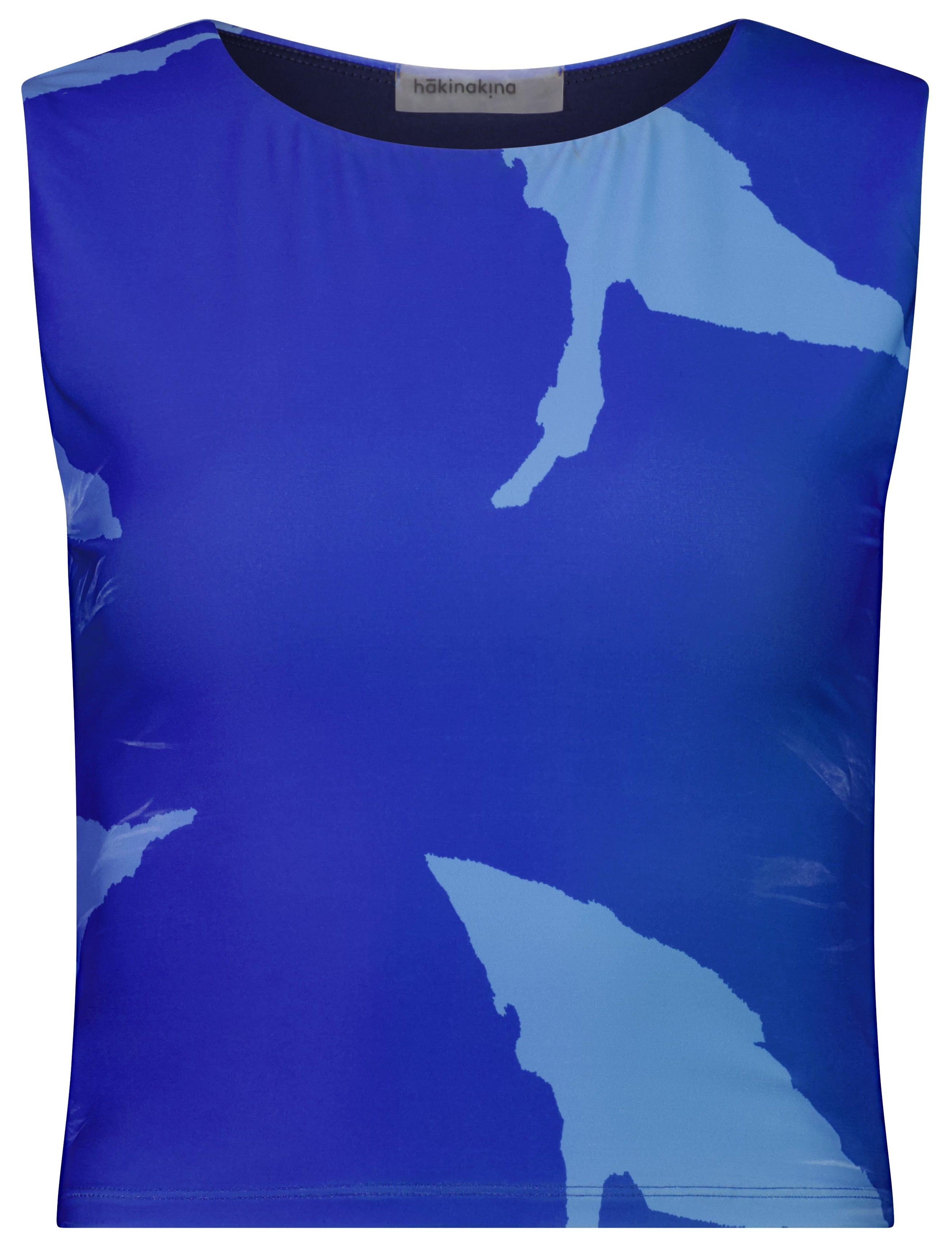 UPF 50+ Blue Astrid Sleeveless Top Cutout