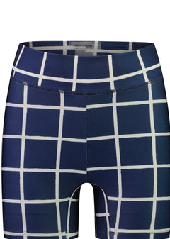 UPF 50+ Navy Saros swim short mannequin