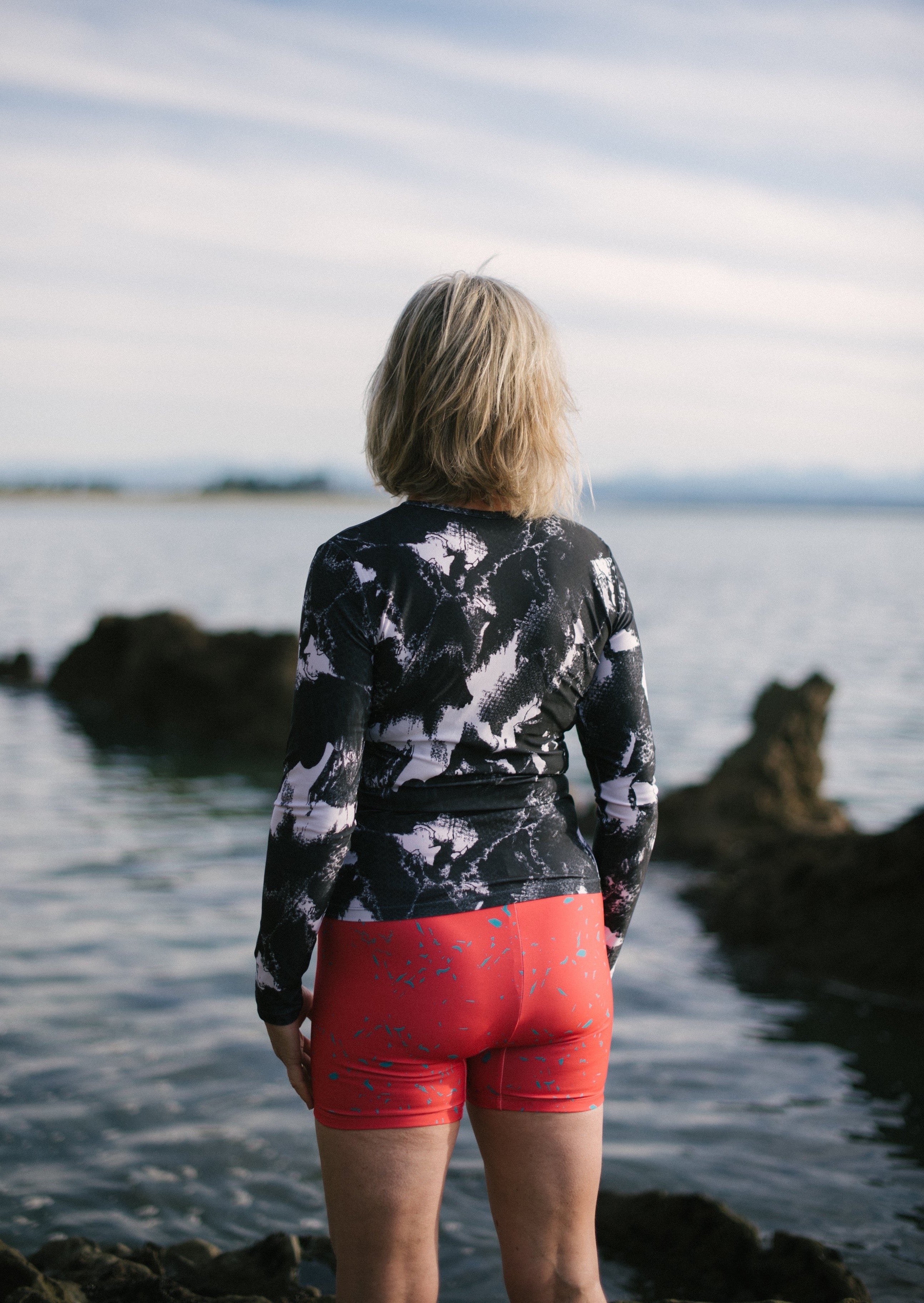 Selene Rashtop back, ups 50+ swimwear