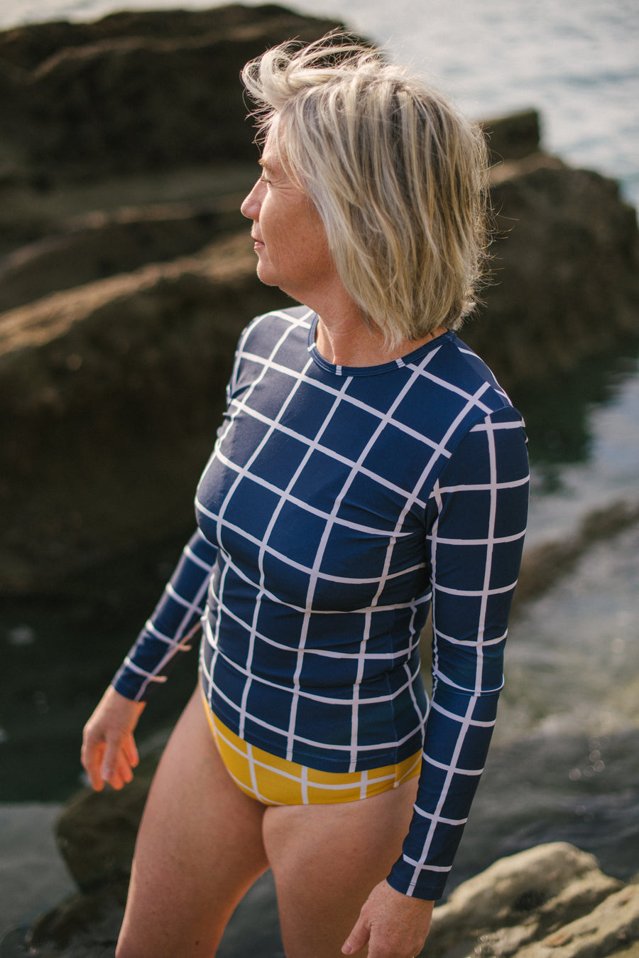High Waist Bottoms - Yellow Saros