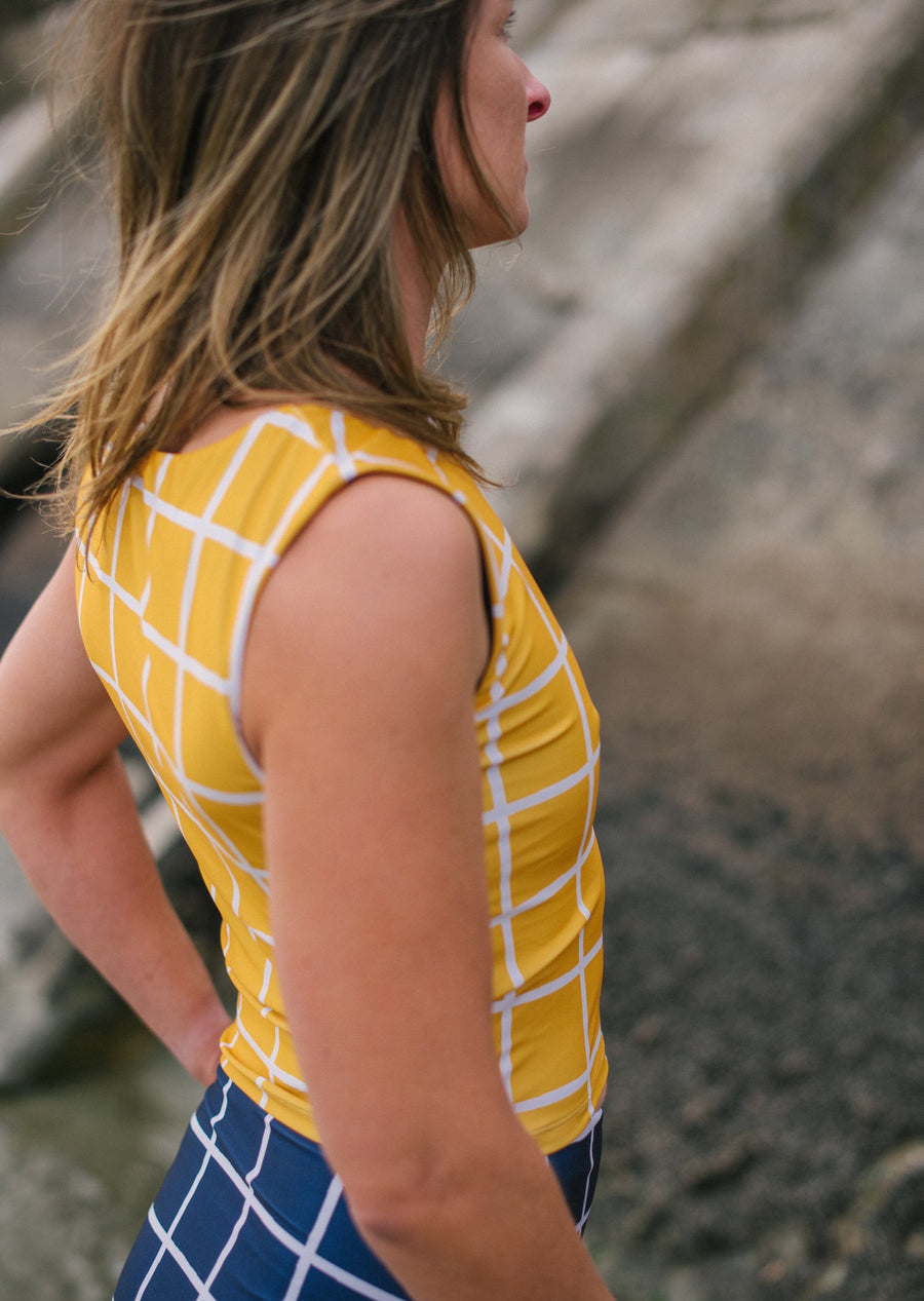 Sleeveless Sun Top - Yellow Saros