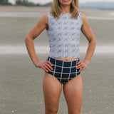 UPF 50+ twilight sleeveless rashtop front